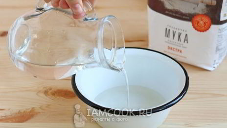 вареники на воде со свежей малиной