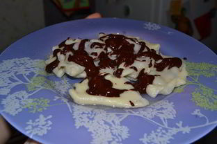 Вареники с черникой и шоколадом