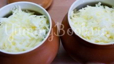 вареники с картофелем в горшочках