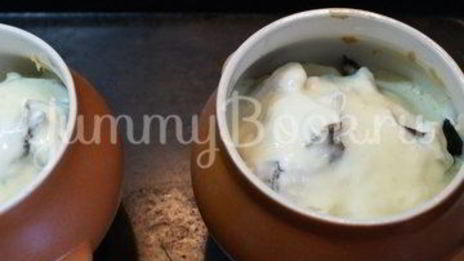 вареники с картофелем в горшочках