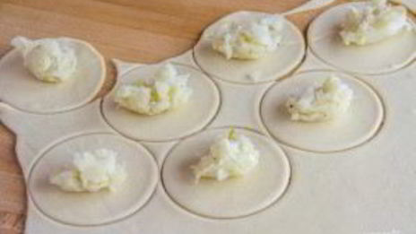 вареники с картошкой и квашеной капустой