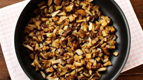 вареники с картошкой и лесными грибами