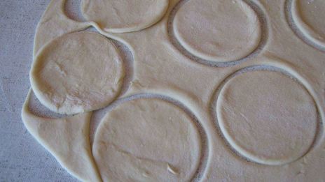 вареники с картошкой и салом