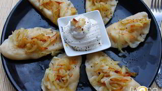 Вареники с картошкой и жаренным луком