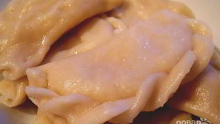 Вареники с картошкой постные