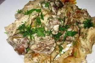 Вареники с картошкой в горшочках