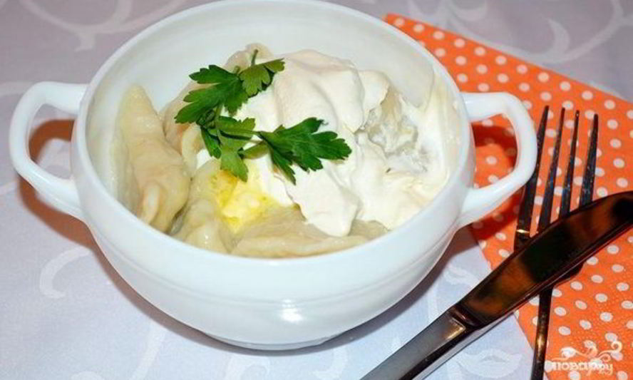 Рецепт вареники с курицей