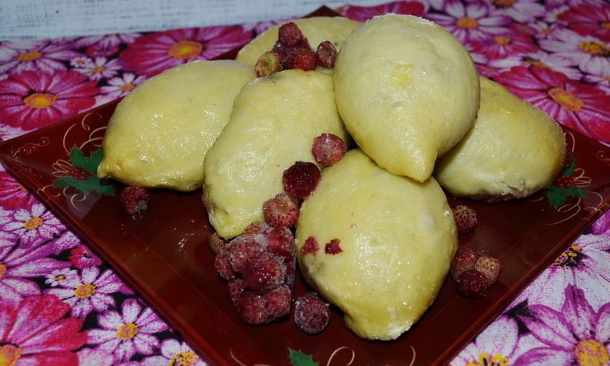 Рецепт вареники с лесными ягодами