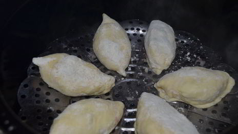 вареники с лесными ягодами