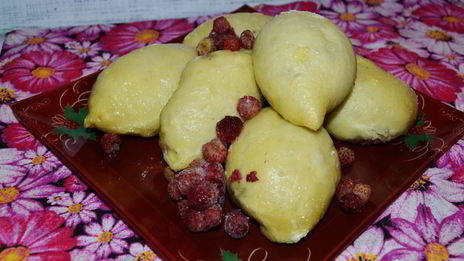 вареники с лесными ягодами