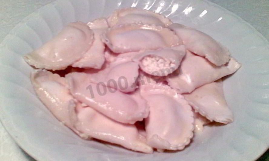 Рецепт вареники с медовой сметаной