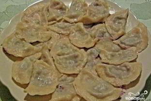 Вареники с пасленом