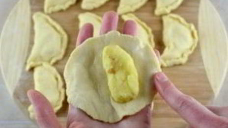 вареники с салом и картошкой