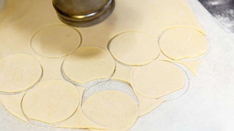 вареники с соленым творогом