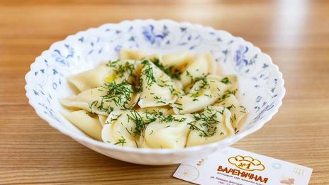 вареники с соленым творогом