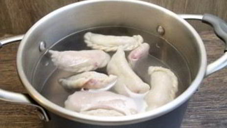 вареники с вишнями из заварного теста