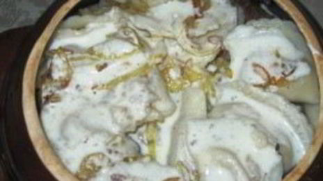 вареники в горшочках