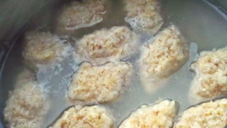 яблочные вареники без муки