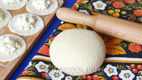 заварное тесто для вареников с творогом