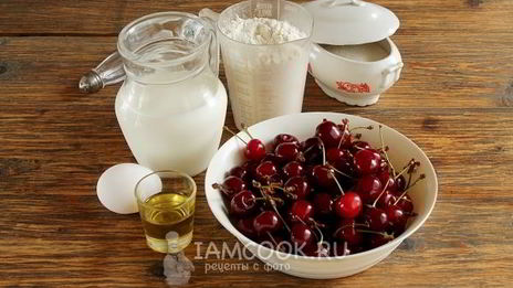 заварное тесто для вареников с вишней