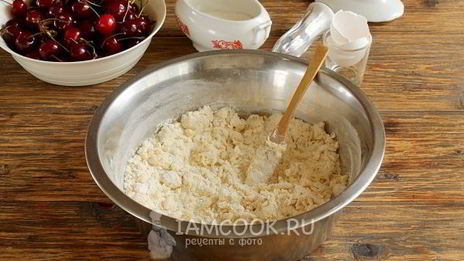 заварное тесто для вареников с вишней