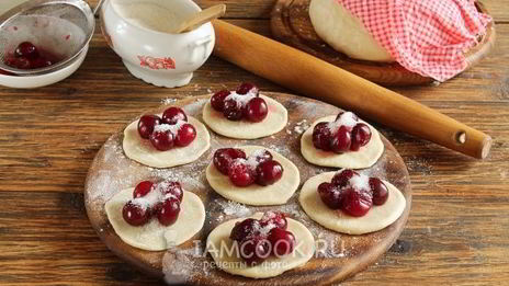 заварное тесто для вареников с вишней