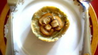 Зеленое картофельное пюре