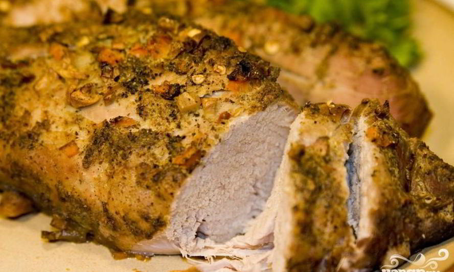 Рецепт свиное жаркое в красном вине