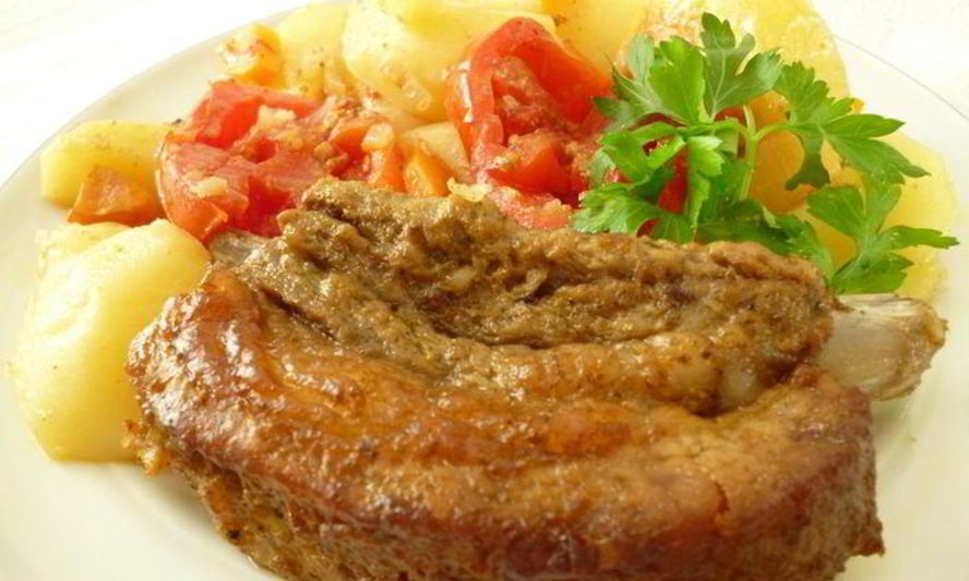 Рецепт воскресное жаркое с ребрышками