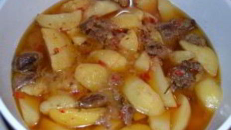 жаркое из баранины с картофелем