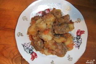 Жаркое из баранины в мультиварке