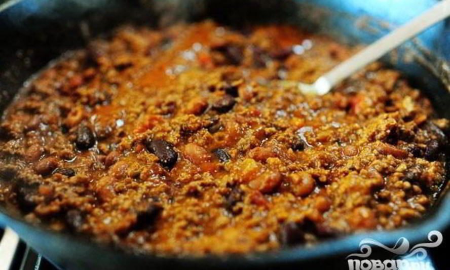 Рецепт жаркое из говядины с фасолью и помидорами