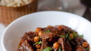 Жаркое из говядины с нутом