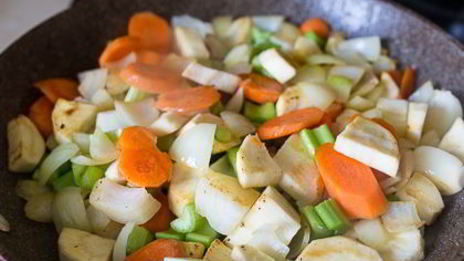 жаркое из говяжьего сердца