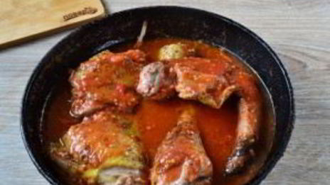 жаркое из гуся