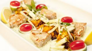 Жаркое из индейки с изюмом