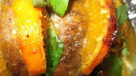 жаркое из индейки с мандаринами