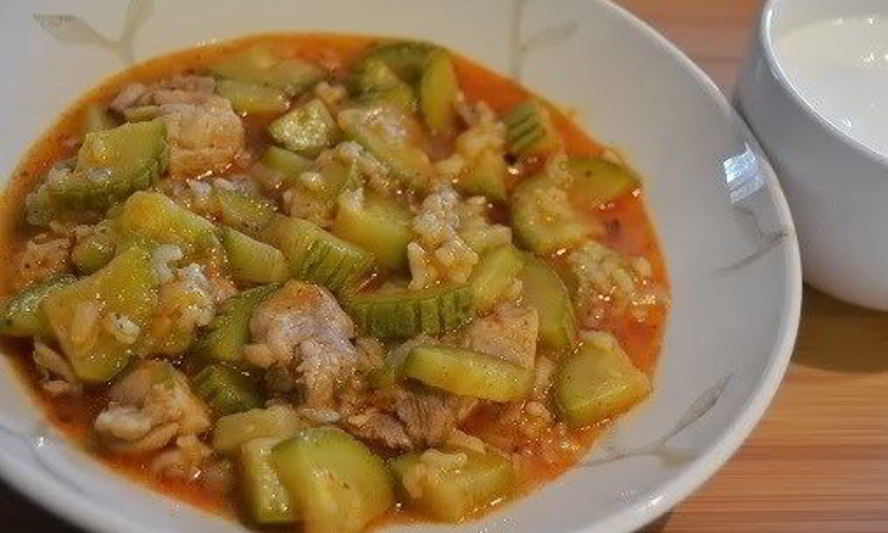 Рецепт жаркое из кабачка с куриной грудкой