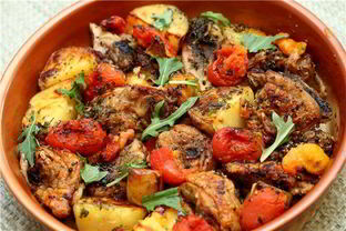 Жаркое из курицы с овощами