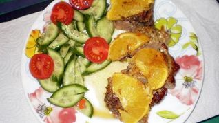 Жаркое из свинины по-испански