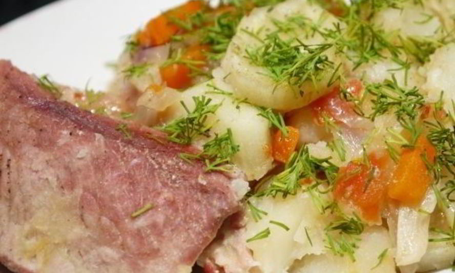 Рецепт жаркое из свинины с картофелем