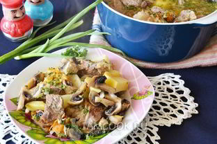 Жаркое из свинины с картошкой