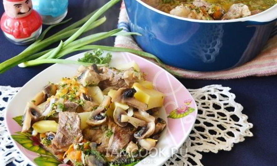 Рецепт жаркое из свинины с картошкой