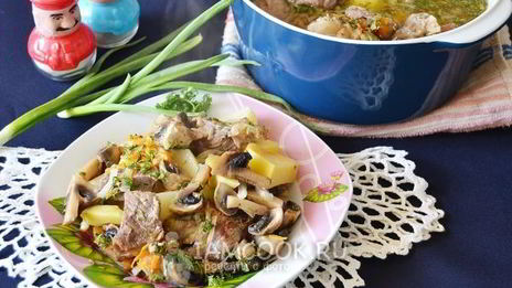 жаркое из свинины с картошкой