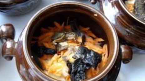 жаркое из свинины в горшочках