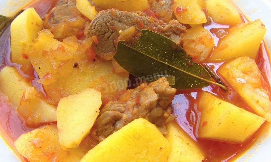 Рецепт жаркого иза свинин в томатнома соусе