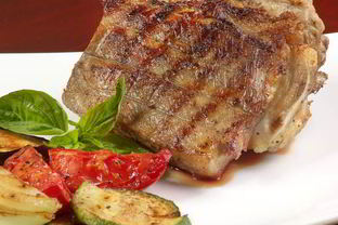 Жаркое из телятины с сыром и беконом