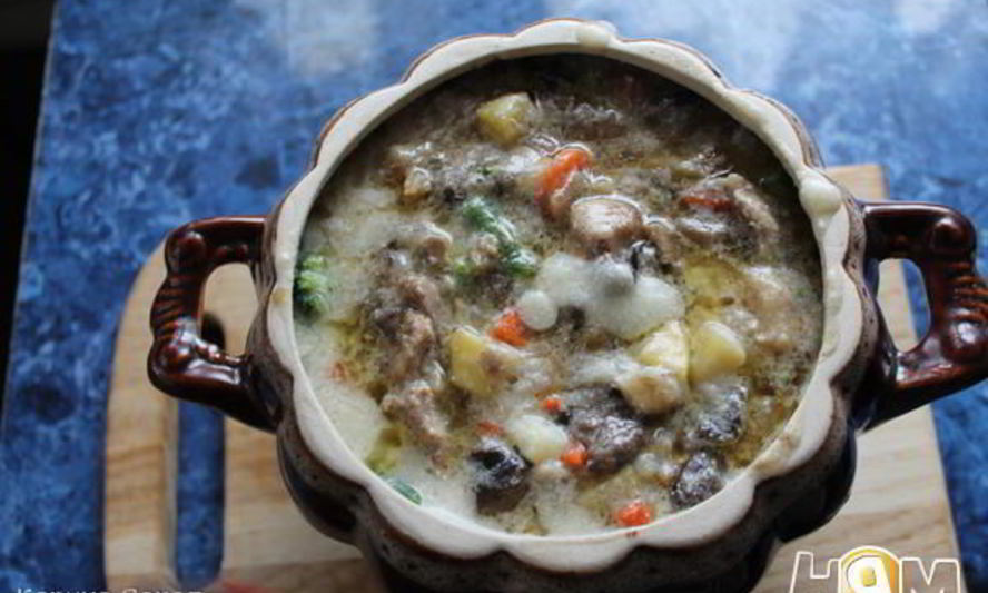 Рецепт жаркое под соусом бешамель