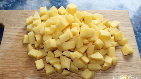 жаркое под соусом бешамель