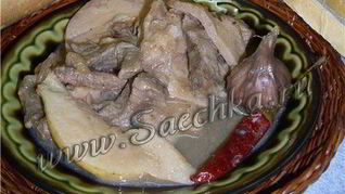 Жаркое с айвой